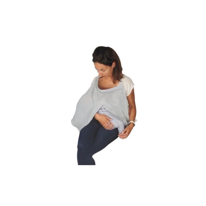 TINEO Breastfeeding Veil Gray