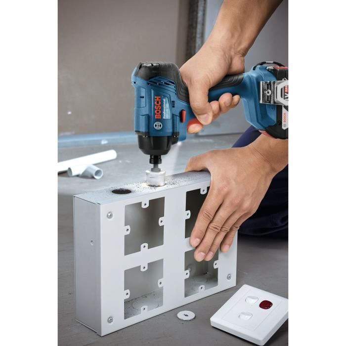 BOSCH PROFESSIONAL Cordless impact driver 18V GDR 18V-160, 2 beater 2,0 Ah, L-BOXX