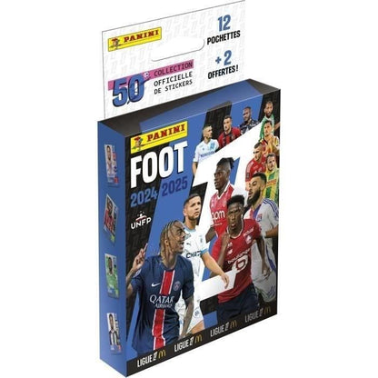 Blister pack - PANINI - Football Ligue 1 2024-2025 - McDonald's - 12 pockets - 2 free - 98 stickers