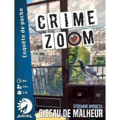 Crime Zoom: Bird of Misfortune - Asmodee - Investigation game - Ages 14 - 30 minutes to 1 hour