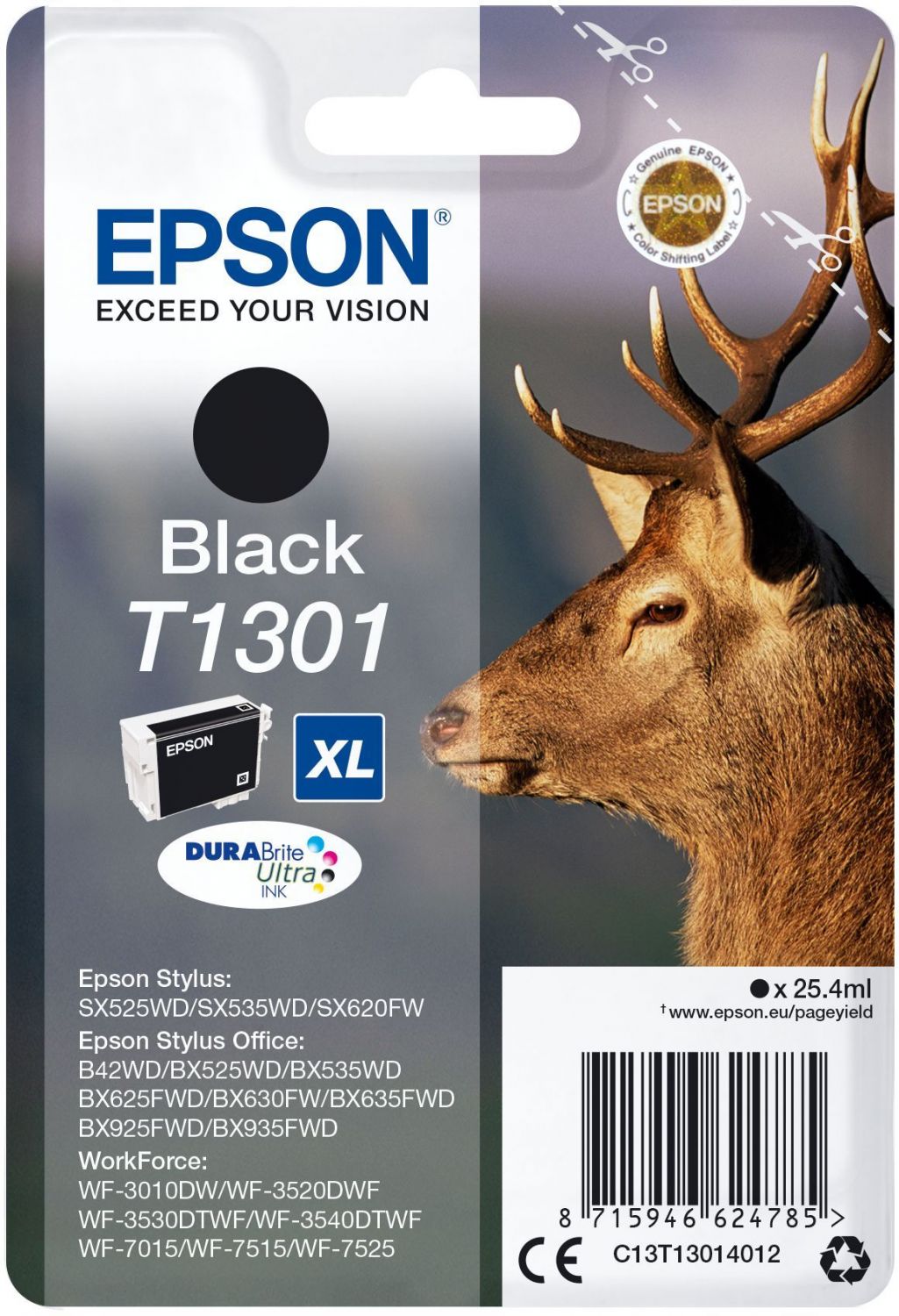 EPSON T1301 Cartridge - Deer - Black