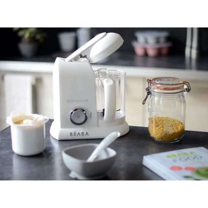 BEABA Babycook Solo Baby Robot White & Silver
