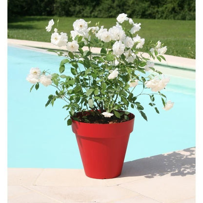 Riviera flower flower pot - round - Ø 60 x 53.6 cm - red
