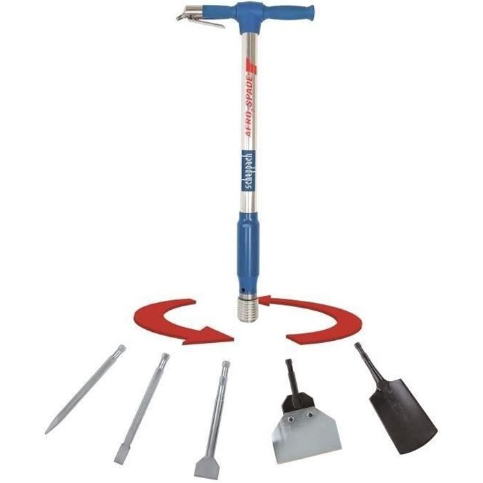 SCHEPPACH BECHE PNEUMATIC TOOL 5 IN 1 - AERO 2 SPADE
