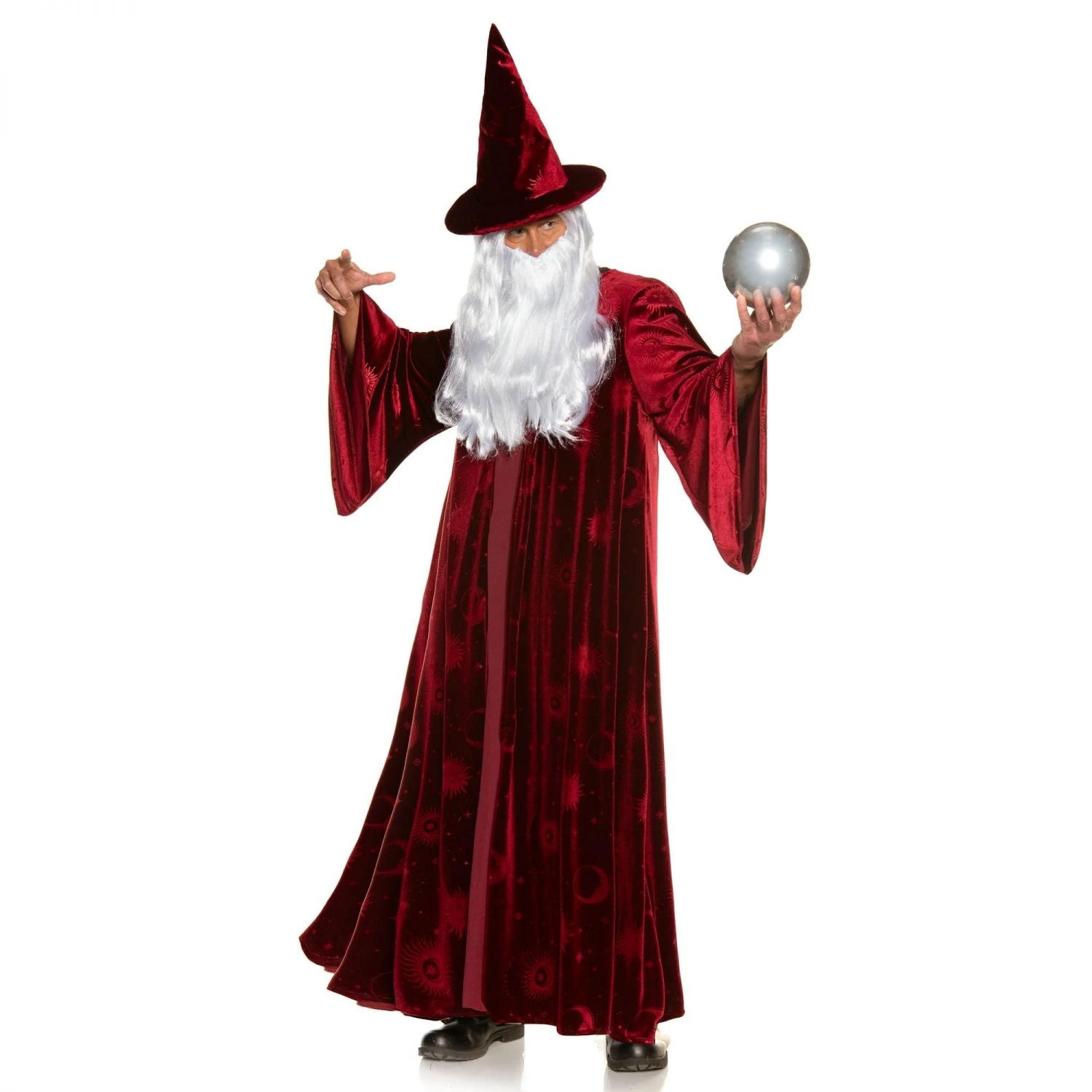 Stargazer Wizard Red Adult Costume | XX-Large