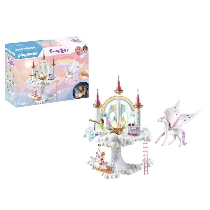 PLAYMOBIL 71359 Enchanted Turret - Princess Magic - The magic flower can turn into a night light - Ages 4 and up