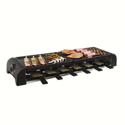 LIVOO DOC185 Raclette set 12 people - Black