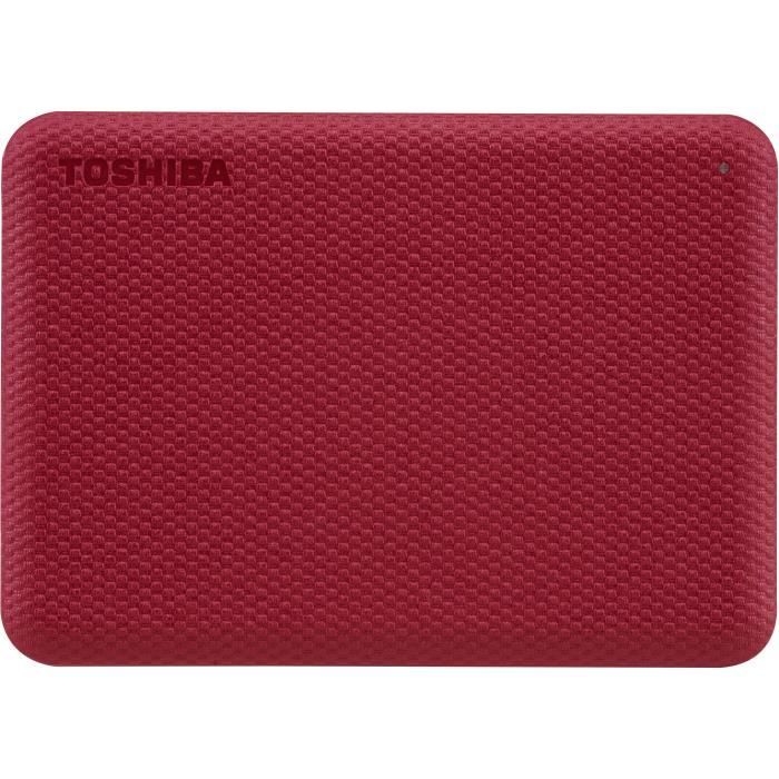 External hard drive - Toshiba - Canvio Advance - 1 to - Red