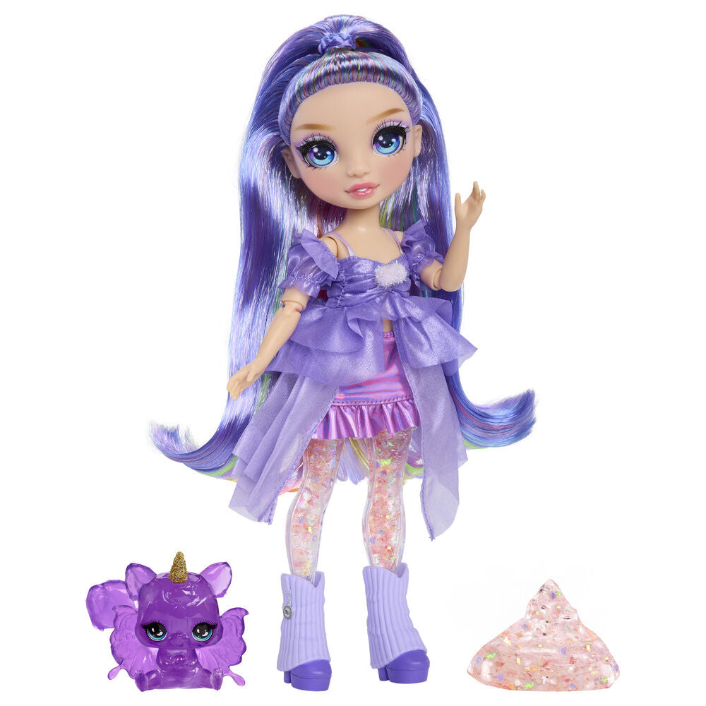 Rainbow High Rainbow Shimmers Feature Fantasy Violet doll