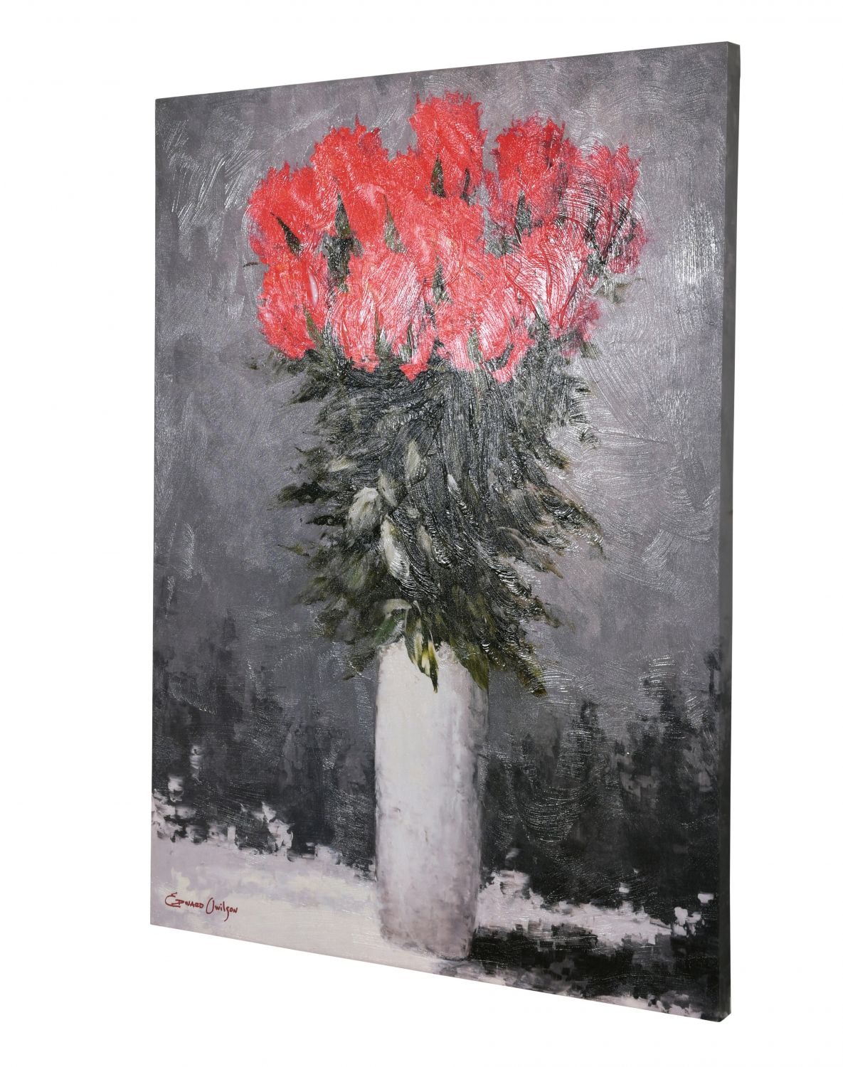 Red Flower Vase Giclee 12