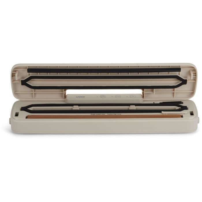 Vacuum Sealer - LIVOO - DOM503C - 80W - 2 functions - 28 cm x 3 m film roll included - Cutting blade