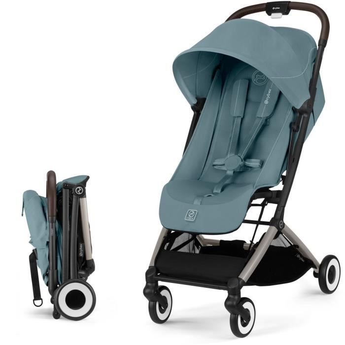 CYBEX - Ultra-compact and comfortable stroller - ORFEO - 4 wheels - Stormy Blue