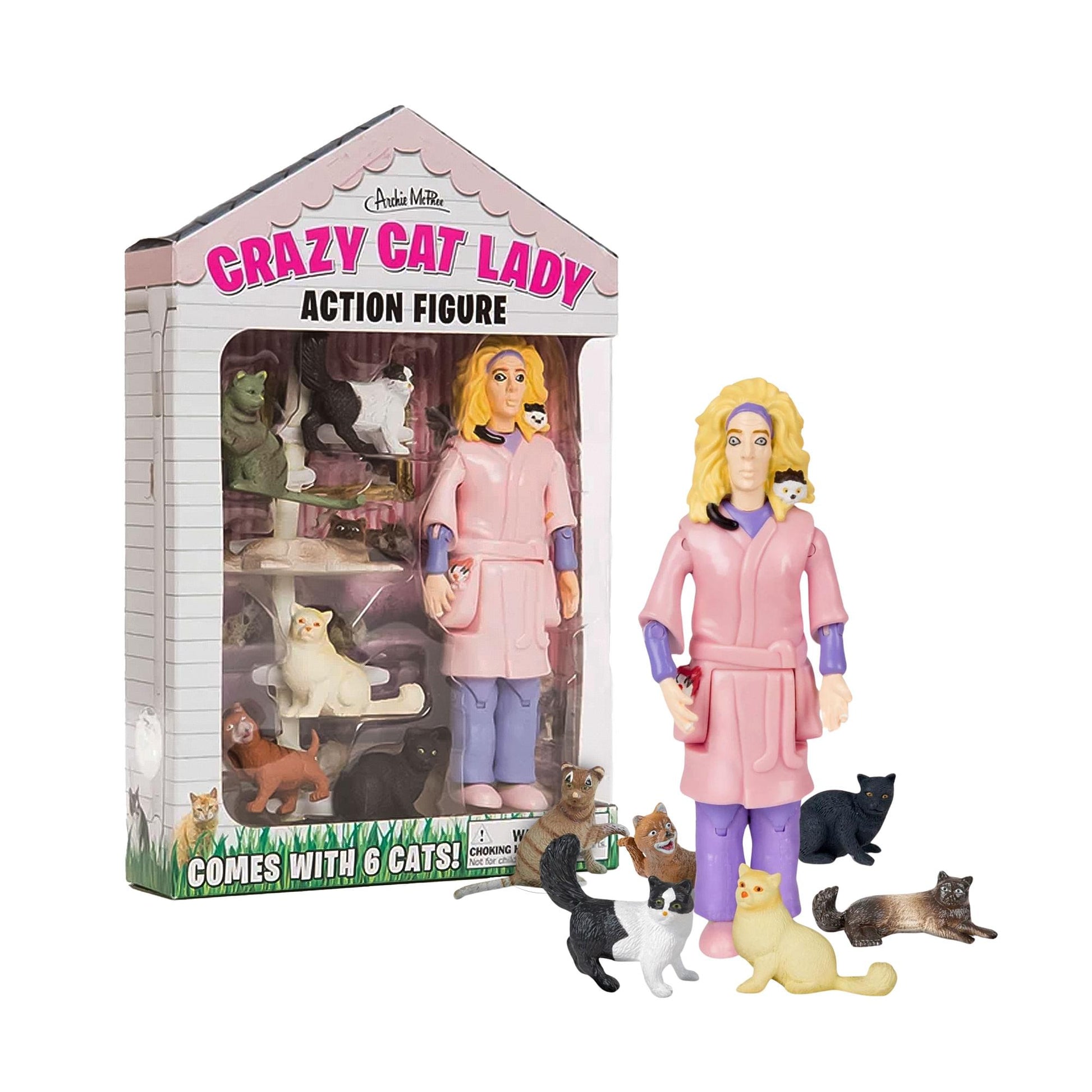 Crazy Cat Lady 6" Vinyl Action Figure