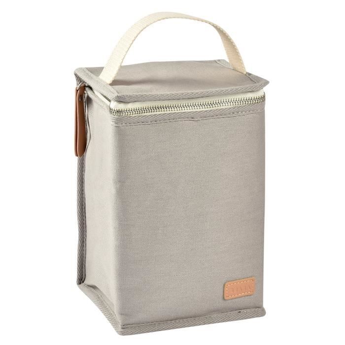 BEABA, Baby meal pouch, insulated, pearl gray