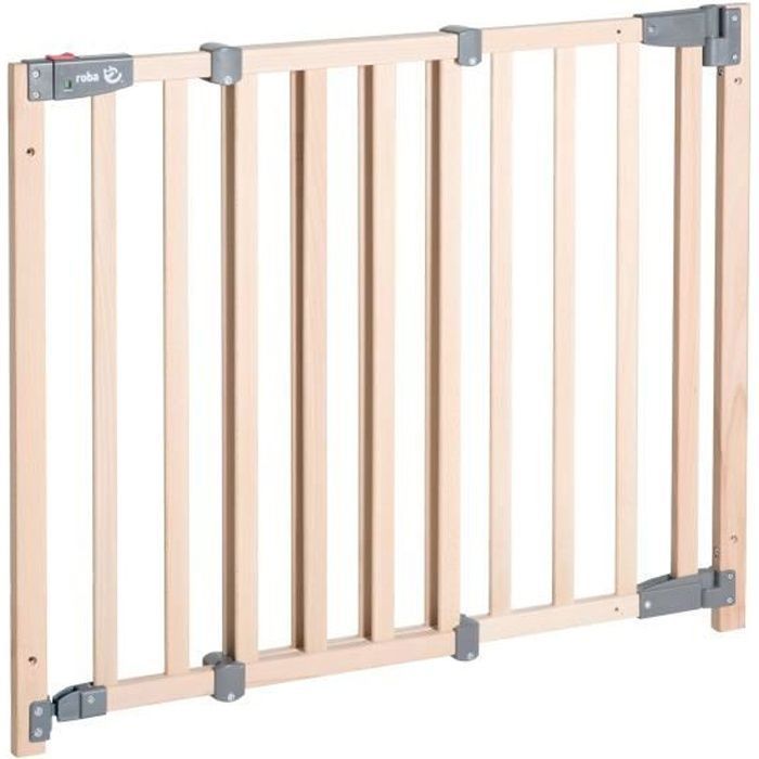 Safety Up Baby Safety Gate for Door - ROBA - Adjustable Width from 70 - 118.5 cm