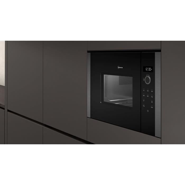 Single built-in microwave - NEFF N50 - HLAWD23N1F - Stainless steel - 20 L - 38.2 x 59.4 x 31.7 cm