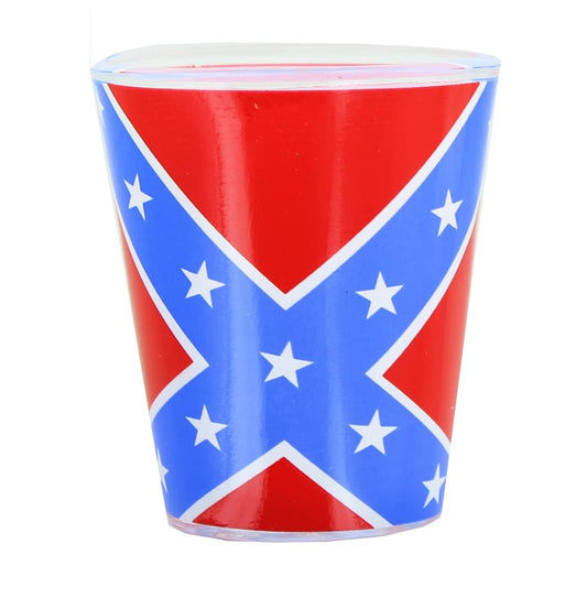 Confederate Flag 1.5oz Shot Glass