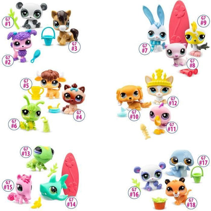 BANDAI - Littlest Pet Shop - 3 Surprise Pets - Little animals to collect - BF00568