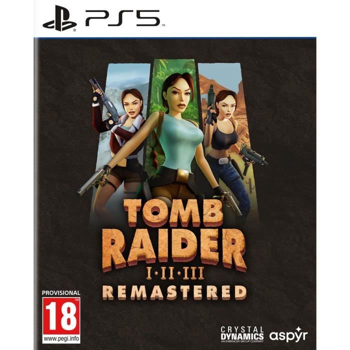 Tomb Raider I-III Remastered Starring Lara Croft - PS5 Game