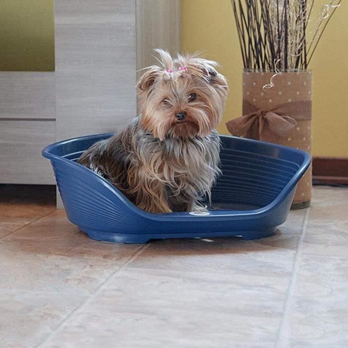 FERPLAST Siesta Deluxe 2 basket - 49x36x17.5 cm - Dark gray - For dogs and cats