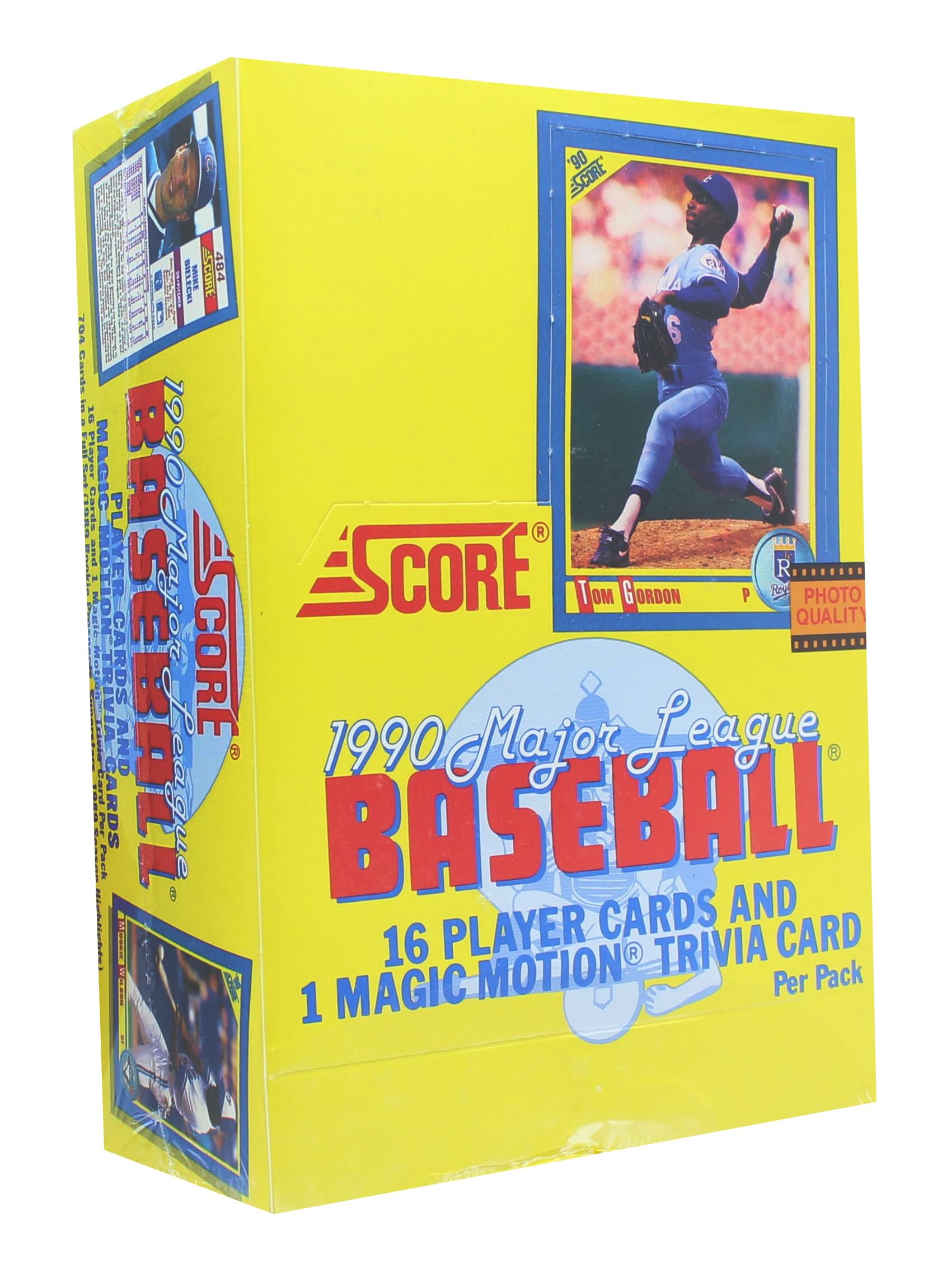 MLB 1990 Score Baseball Card Box | 36 Packs