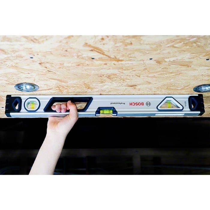 Magnetic spirit level - BOSCH PROFESSIONAL - 60cm - Light alloy - Magnetized