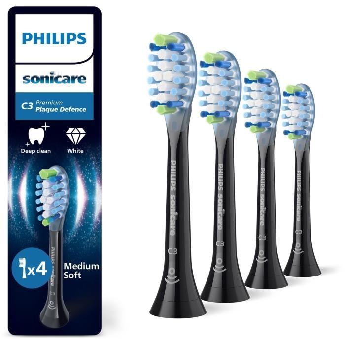 Pack of 4 brush heads - PHILIPS - HX9044/88 - C3 black