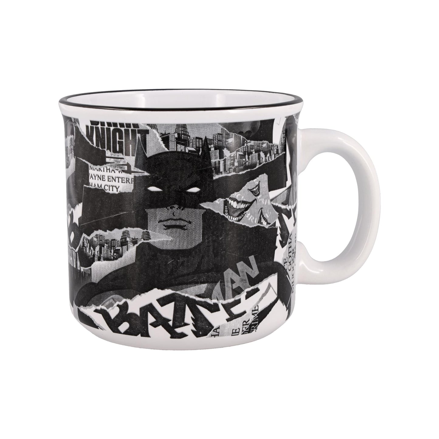 DC Comics Batman Collage Ceramic Camper Mug | Holds 20 Ounces