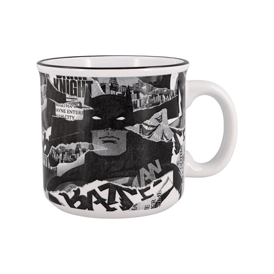 DC Comics Batman Collage Ceramic Camper Mug | Holds 20 Ounces
