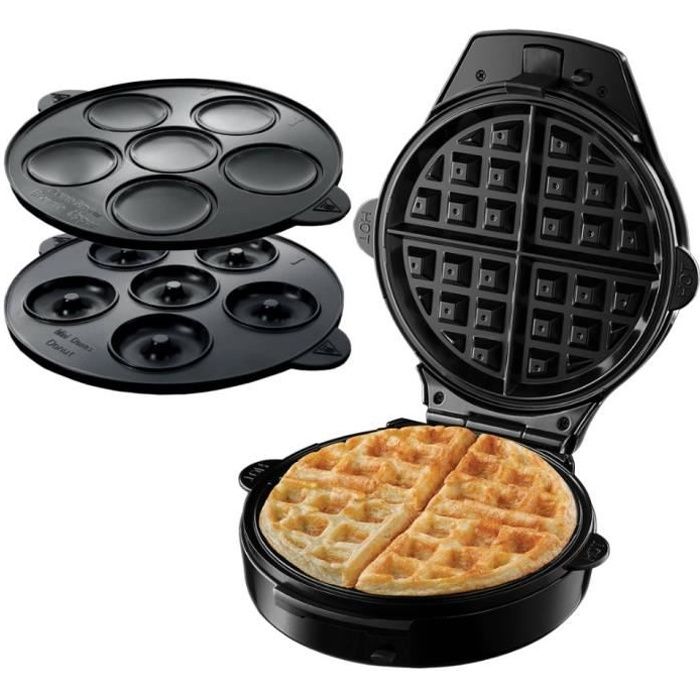 RUSSELL HOBBS 24620-56 - Fiesta Waffle Iron 3 in 1: waffle - cupcake - donut - 900 W