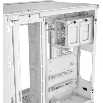 PC case - CORSAIR - 6500D Airflow Dual Chamber Super Mid-Tower - White
