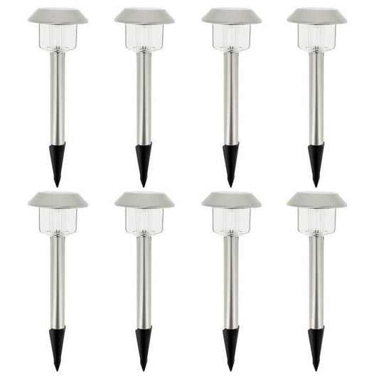 ALESIA Lot of 8 solar beacons - cold white LED