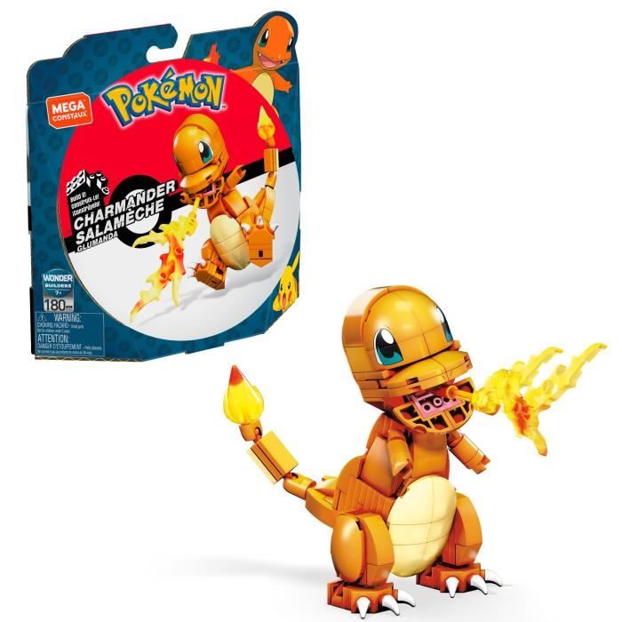 MEGA CONSTRUX Pokémon Salameche to build - 180 pieces
