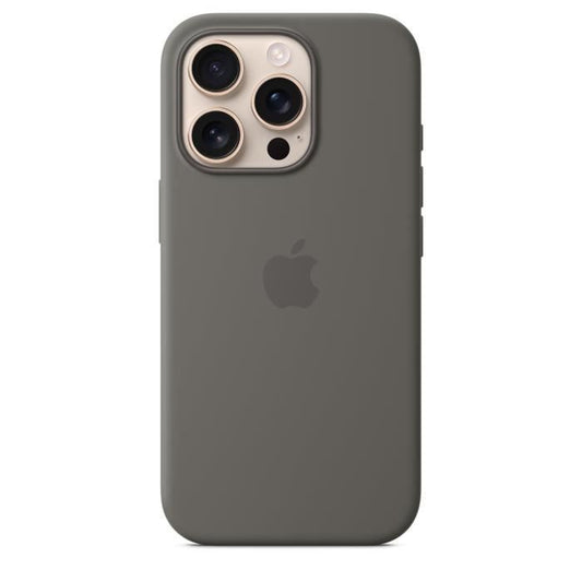 APPLE iPhone 16 Pro - Silicone Case with MagSafe - Stone Gray