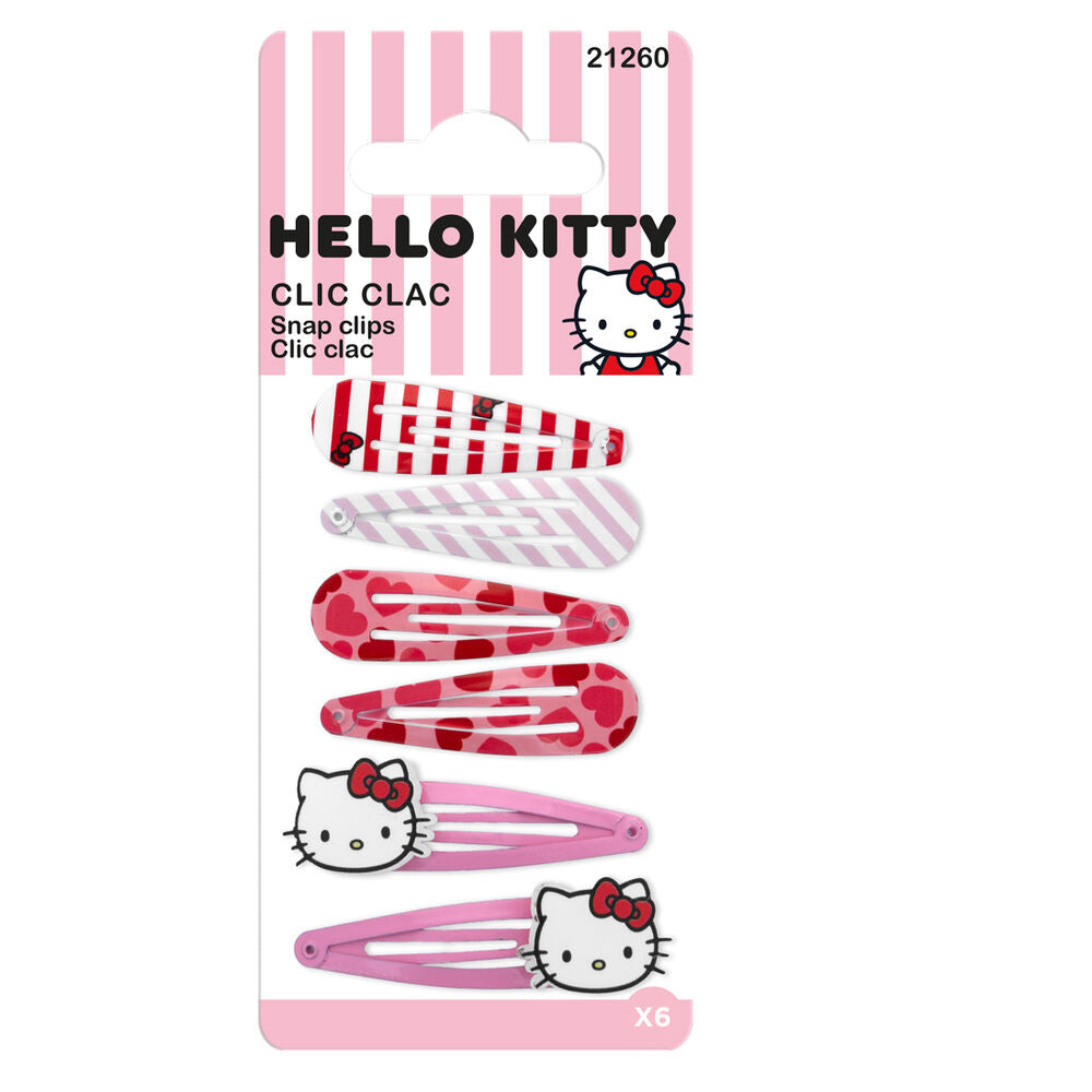 Hello Kitty 4 hairpins pack