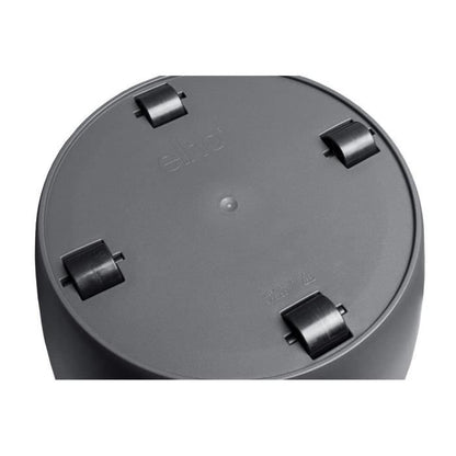 ELHO Brussels Wheels 40 round flowerpot - Black - Ø 39 x H 37 cm - interior - 100% recycled