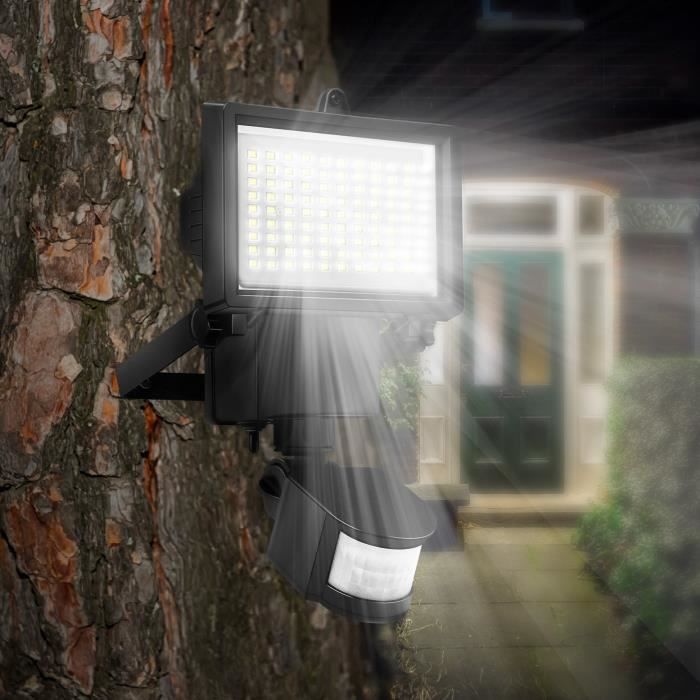 LUMI JARDIN Cooper Black solar floodlight - H 22 cm - Black