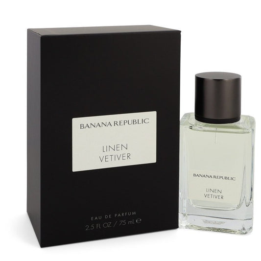 Banana Republic Linen Vetiver by Banana Republic Eau De Parfum Spray (Unisex) 2.5 oz (Women)