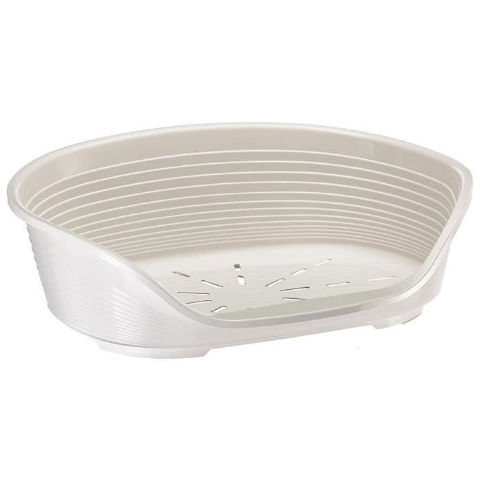 FERPLAST Siesta Deluxe 8 Basket - 82x59.5x25 cm - White - For dogs and cats