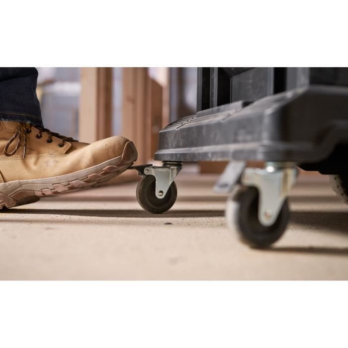 Trolley trolley - STANLEY - Tstak Fatmax - 4 Wheels - Max load 100 kg - Aluminum
