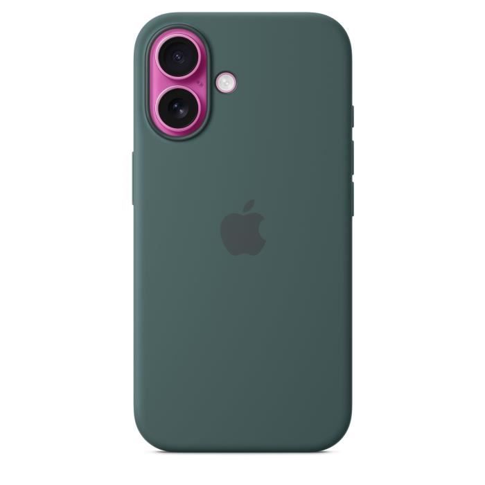 APPLE iPhone 16 - Silicone Case with MagSafe - Lake Green