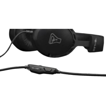 Wired Gaming Headset - THE G-LAB - KORP TITANIUM - Microphone - PC/PS4/Xbox One - Black