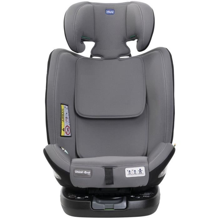 Car seat - CHICCO - UNICO EVO - Group 0/1/2/3 - I-Size - Reclining - Reducer - Grey Black