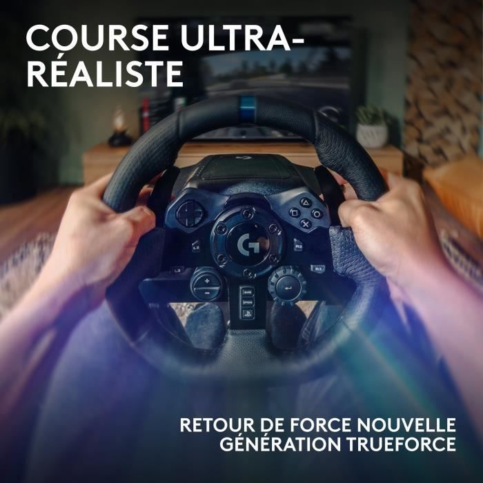 LOGITECH G - Steering wheel G923 - Compatible with PS5 - PS4 and PC