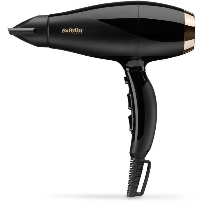 BABYLISS 6714E - Hair dryer Super Pro 2300W - 3 temperatures / 2 speeds - 120 km / h air speed - Cold air button