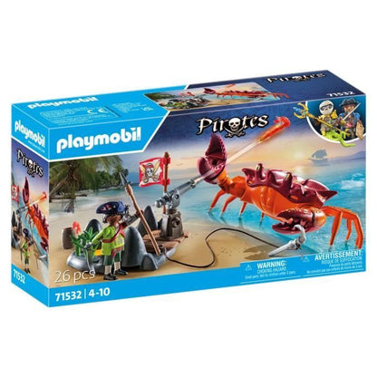 PLAYMOBIL 71532 Pirate and Giant Crab - The Pirates