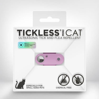 Ultrasonic cat repellent - TICKLESS MINI CAT - Tick and flea protection - Organ Purple