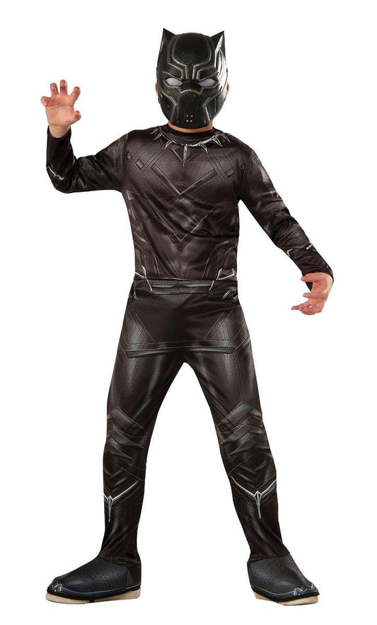 Captain America 3 Black Panther Costume Child Large