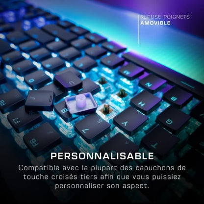 Wired keyboard - Optics and mechanical - Roccat - Vulcan II Max - Azerty - Backlight - Black