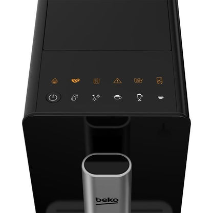 Automatic espresso machine - BEKO - CEG3194B - 1350 W - Milk carafe - Black